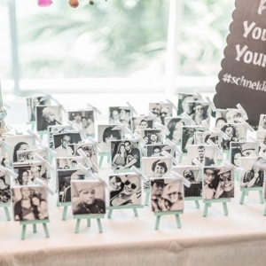 Picture frame escort cards