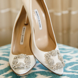 Manolo Blahnik bridal shoes