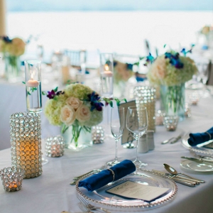 Elegant Kauai wedding reception