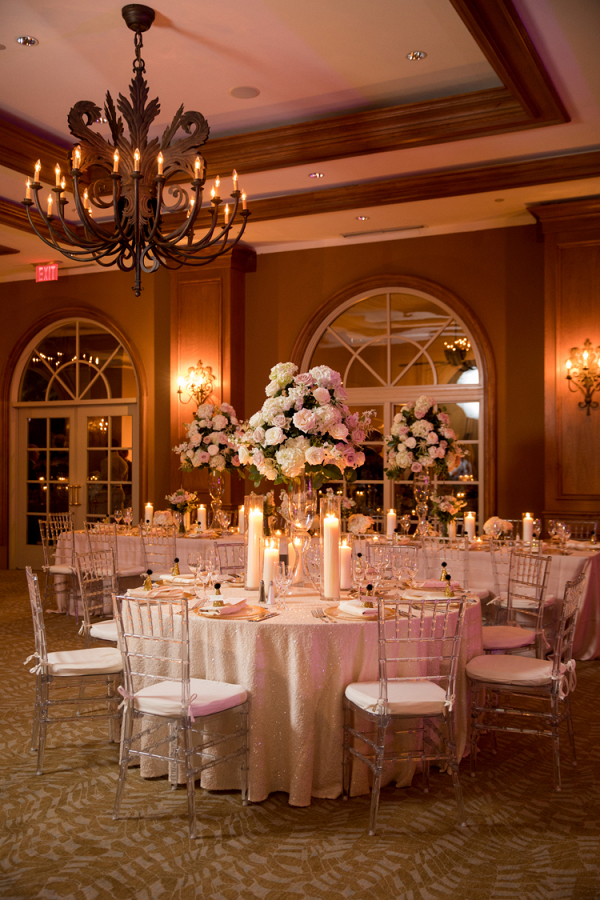 Classic ballroom wedding reception