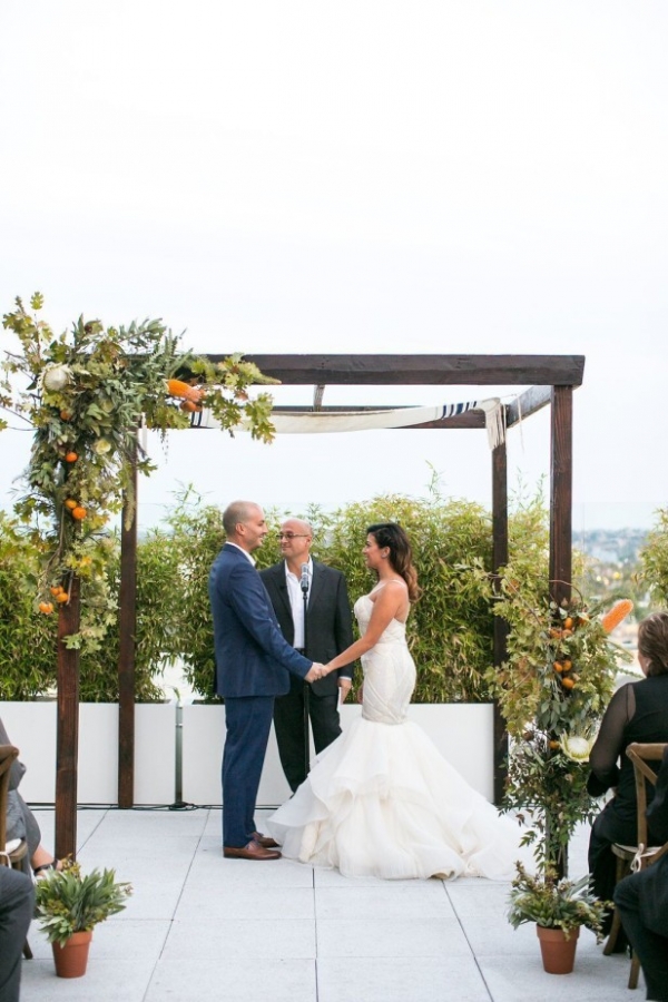 Rooftop ceremony at the W Hollywood