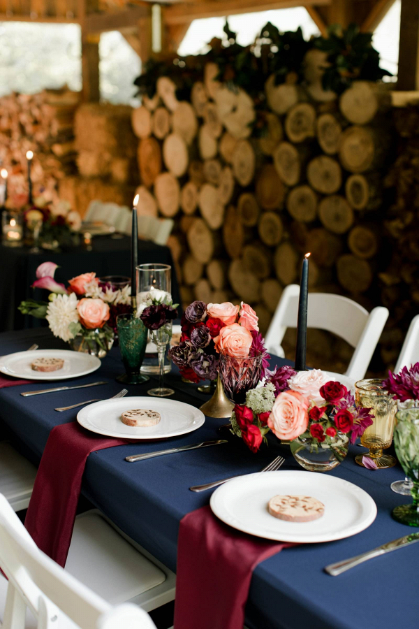 Fall wedding tablescape