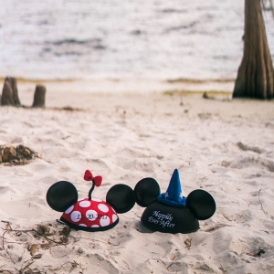 Wedding Minnie and Mickey Ears Hats