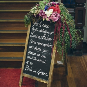Chalkboard Wedding Welcome Sign