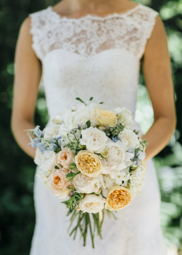 Peach Bridal Bouquet