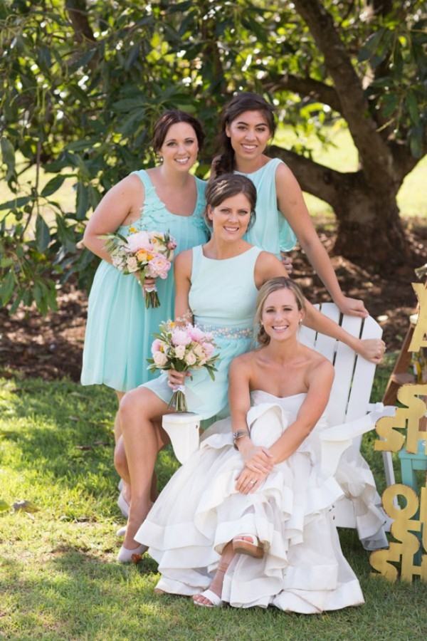 The Bridesmaids with the Bride