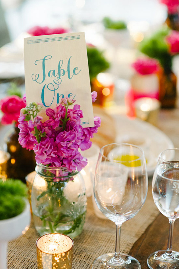 Bright Wedding Tablescape