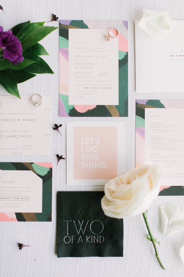 Minted Modern Stationery Suite