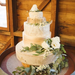 Cheese Wheel Wedding Cake