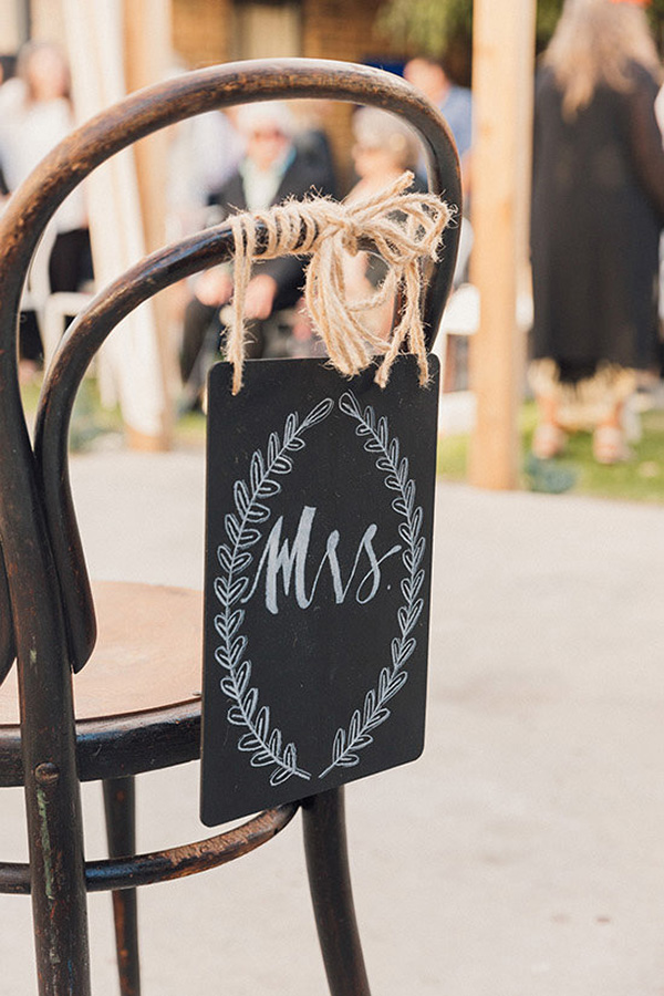 Mrs Chair Sign