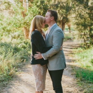 A Sweet Country Engagement Photo
