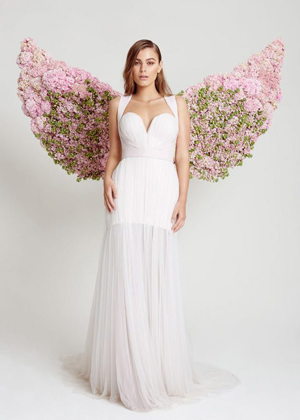Bride With Flower Wings