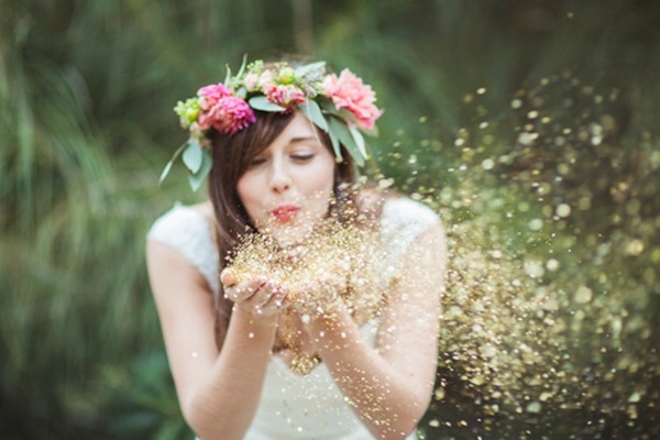 Bride With Glitter