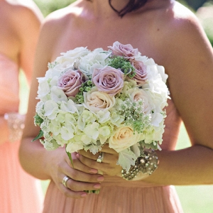 Pink And White Bridesmaid Bouquet