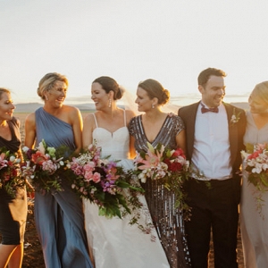 Mismatched Bridesmaid Gowns