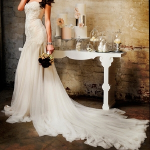 Industrial Chic Bridal Gown