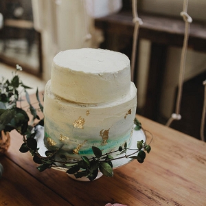 Ombre Blue Wedding Cake
