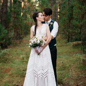 Forest Wedding Portrait