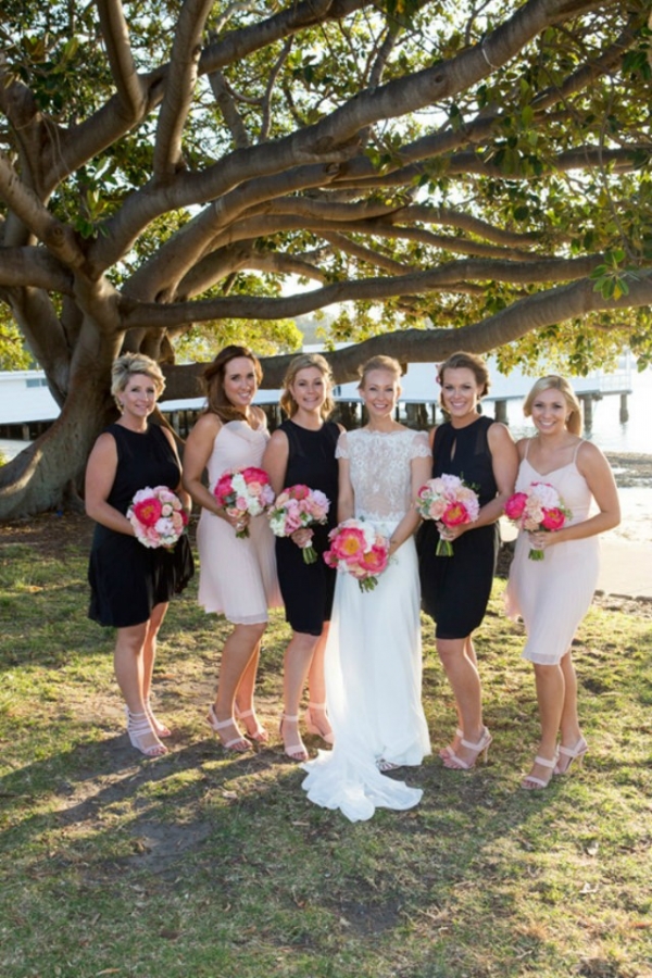 The Bride with Bridesmaids