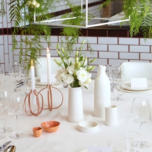 Modern Wedding Tablescape