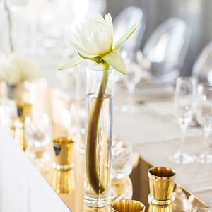 Gold Wedding Tablescape