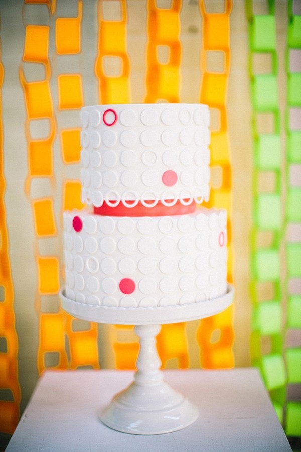 Neon Wedding Cake