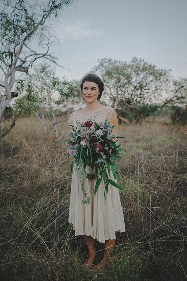 Bride With Oversize Bouquet