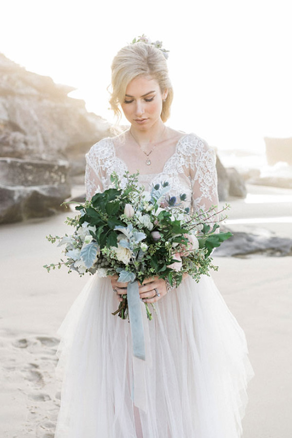 Pastel Beach Bride