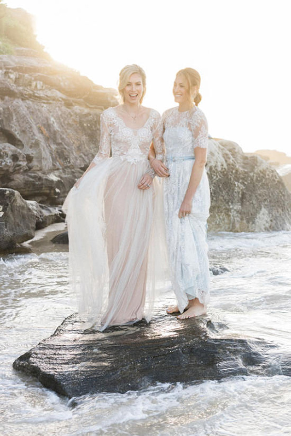 Pastel Wedding Dresses