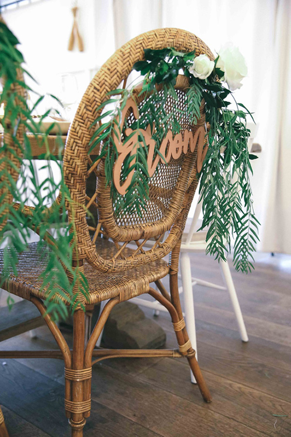 Rattan Chairs With Signs