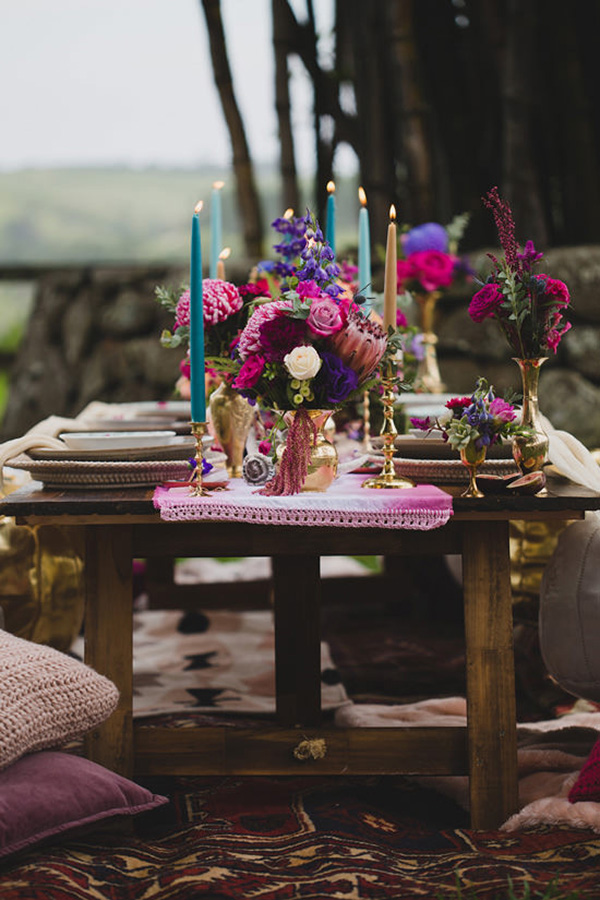 Jewel Toned Tablescape