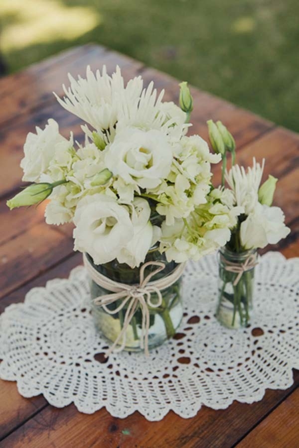 White Flower Centerpiece