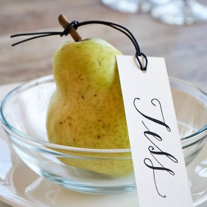 Pear Place Card