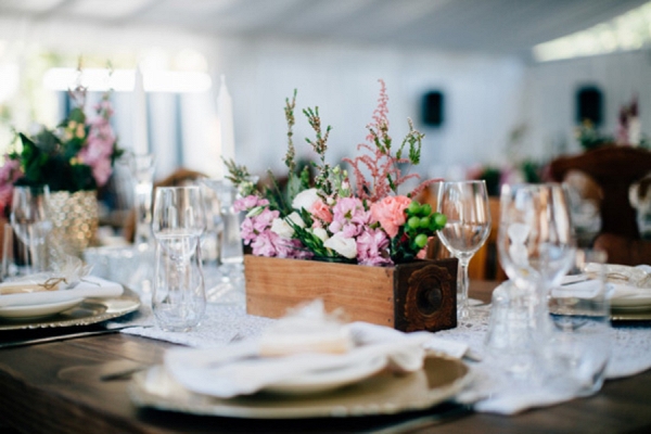 Tablescape With Wooden Boxes