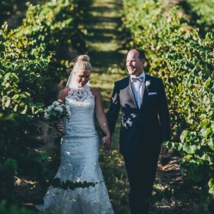 Newlyweds In Vineyards