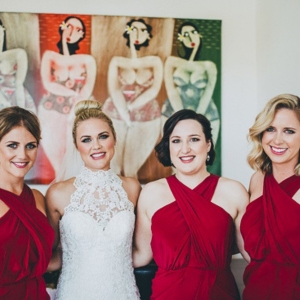 The Bridesmaids with Bride