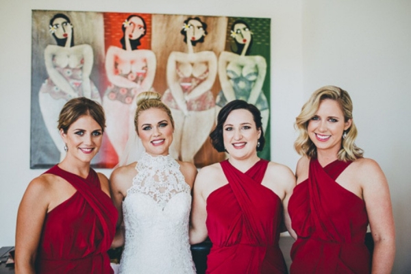 The Bridesmaids with Bride