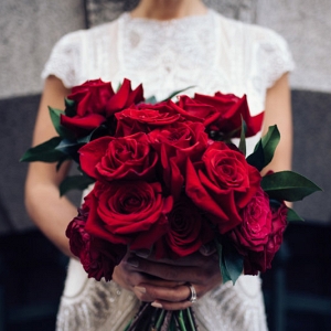 Deep Red Rose Bouquet