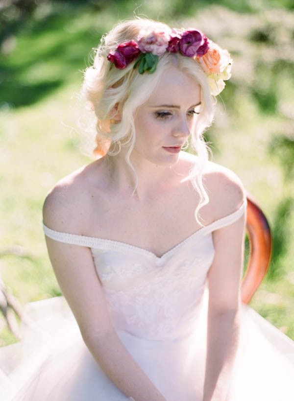 Bride With Flower Crown