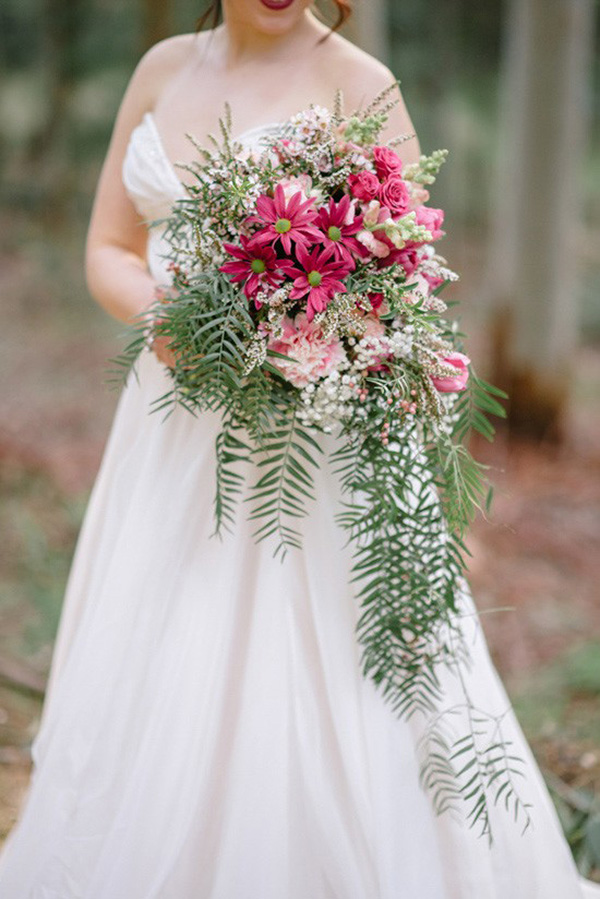 Whimsical Pink & Green Bouquet