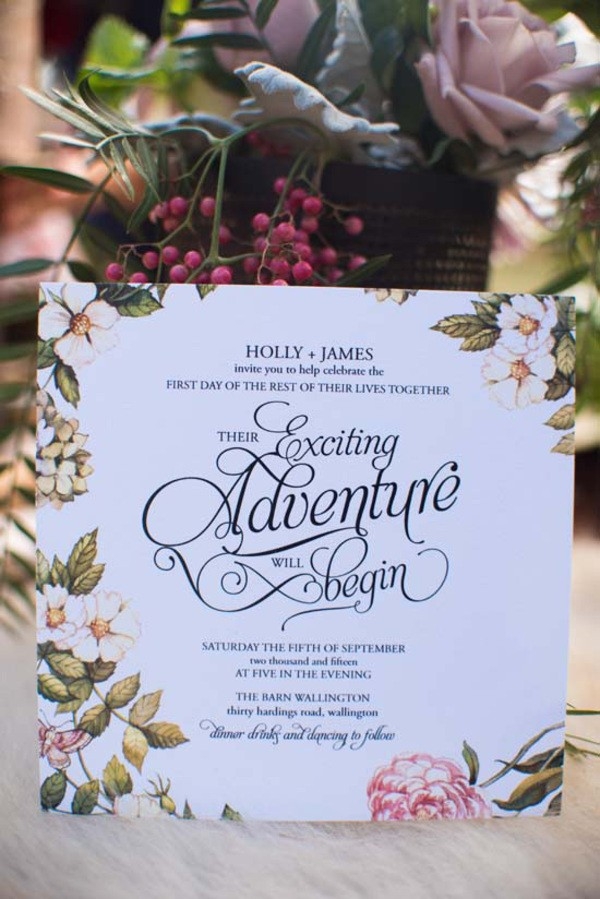 Floral Wedding Invitation Ideas