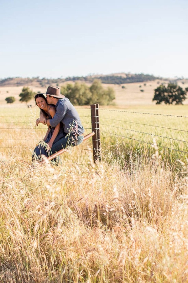 Engagement Photos On A Farm