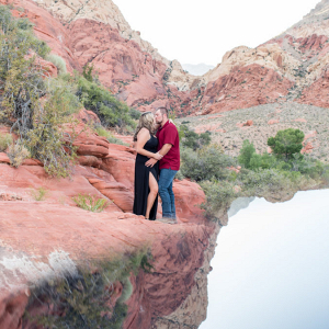 Red rock canyon Las Vegas engagement session