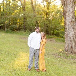 Sweet outdoor engagement session
