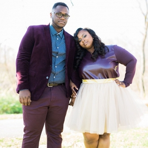 Ethereal Plus Size Love in Downtown Columbus 