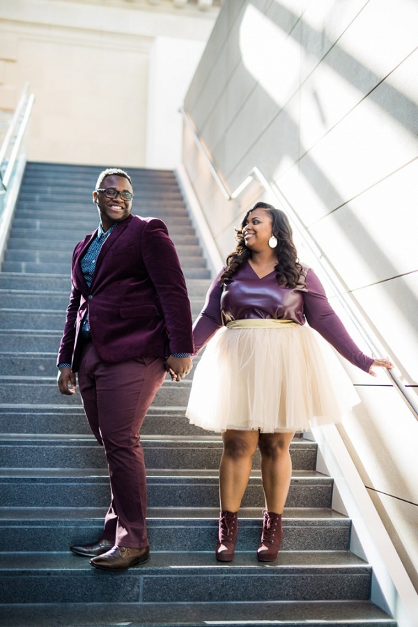 Ethereal Plus Size Love in Downtown Columbus 