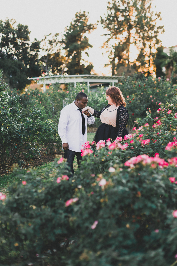 Rose Garden Engagement | With Love - Photos by Georgie 