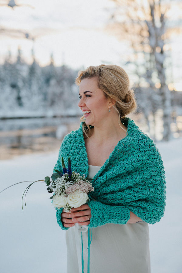Winter Wedding Styled Shoot in Northern Sweden
