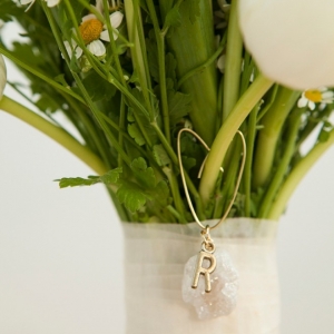 Learn how to make personalized charms for your bridesmaids bouquets!