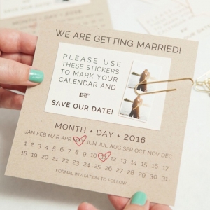 Adorable DIY Save the Date Invitations with free printable designs!